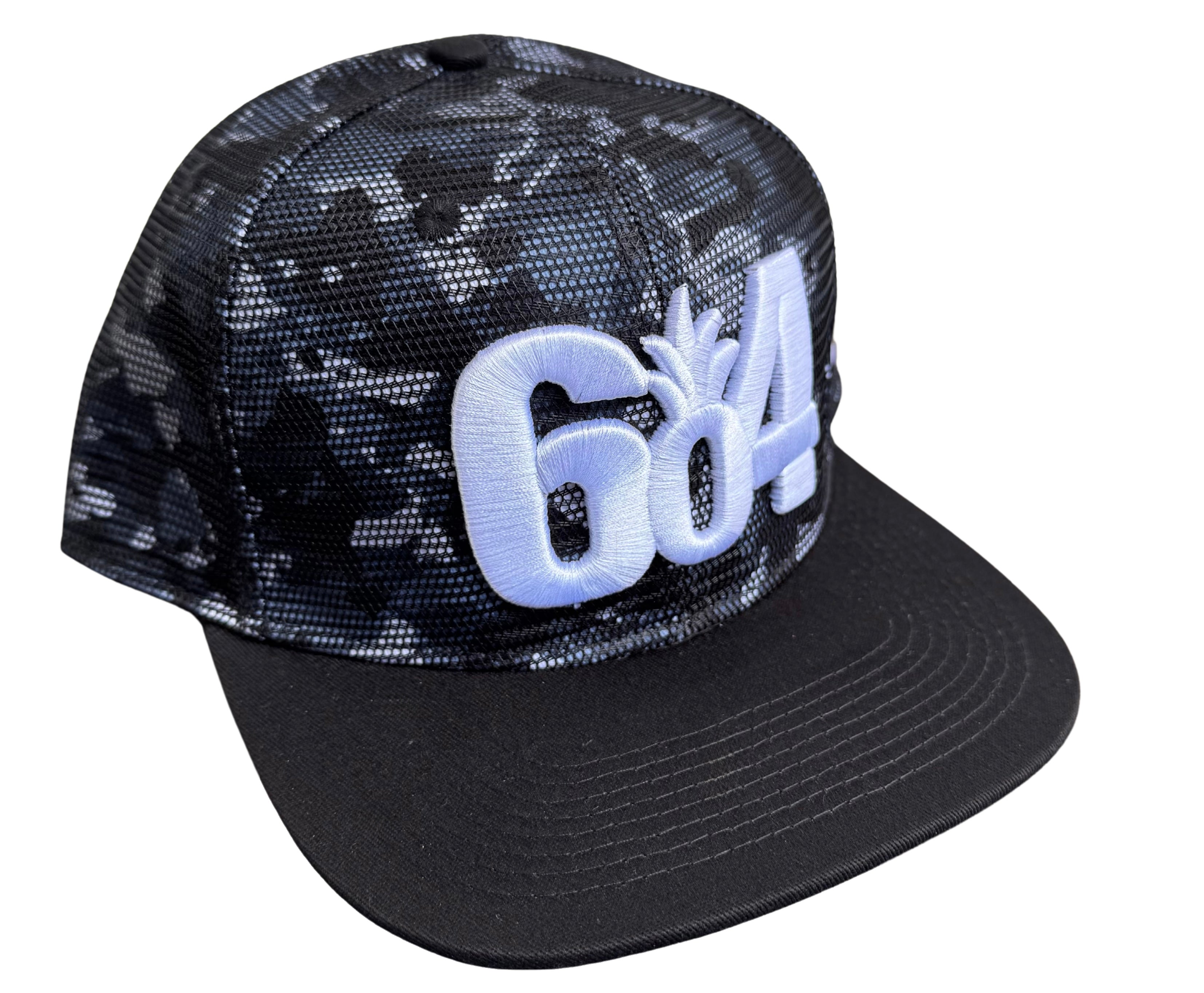 Mesh Camo 604 Flat Snapback