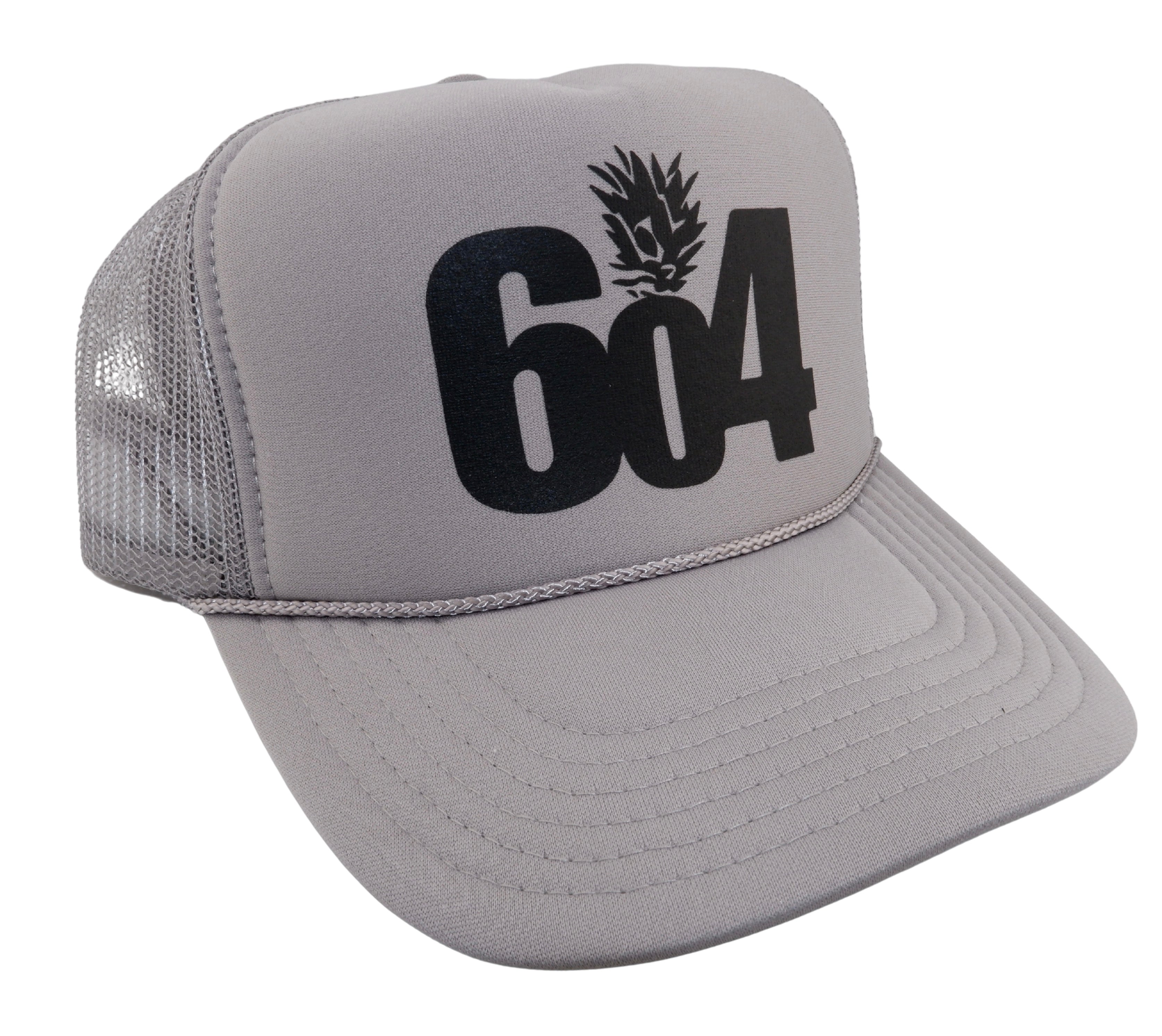 Gray/Black 604 Trucker Hat