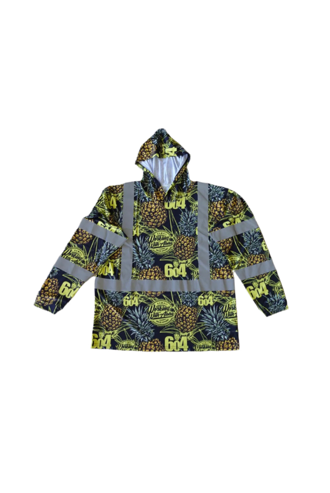 HI VIS ALOHA LONG SLEEVE HOODIE