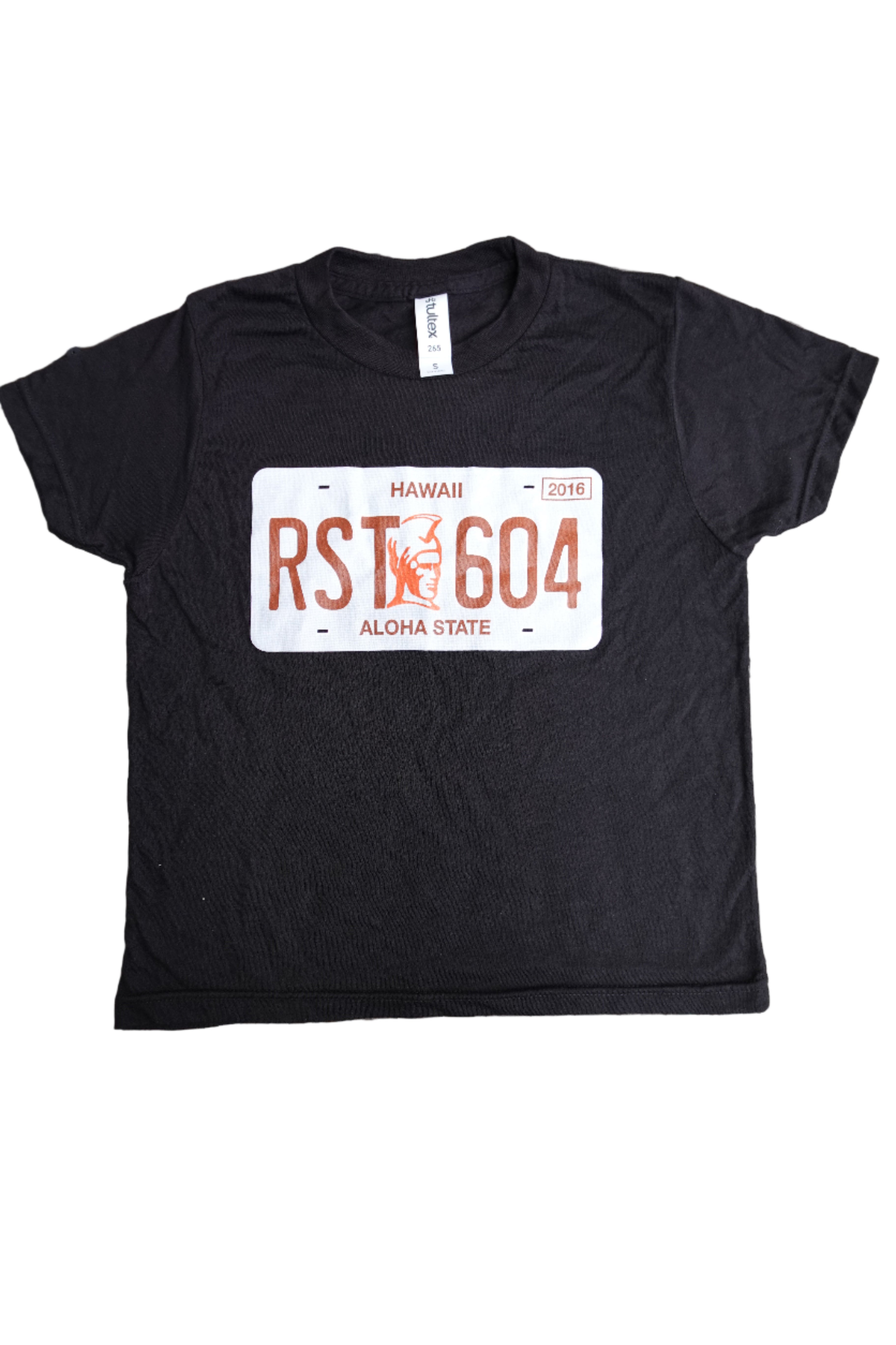 604 Youth License Plate Tee