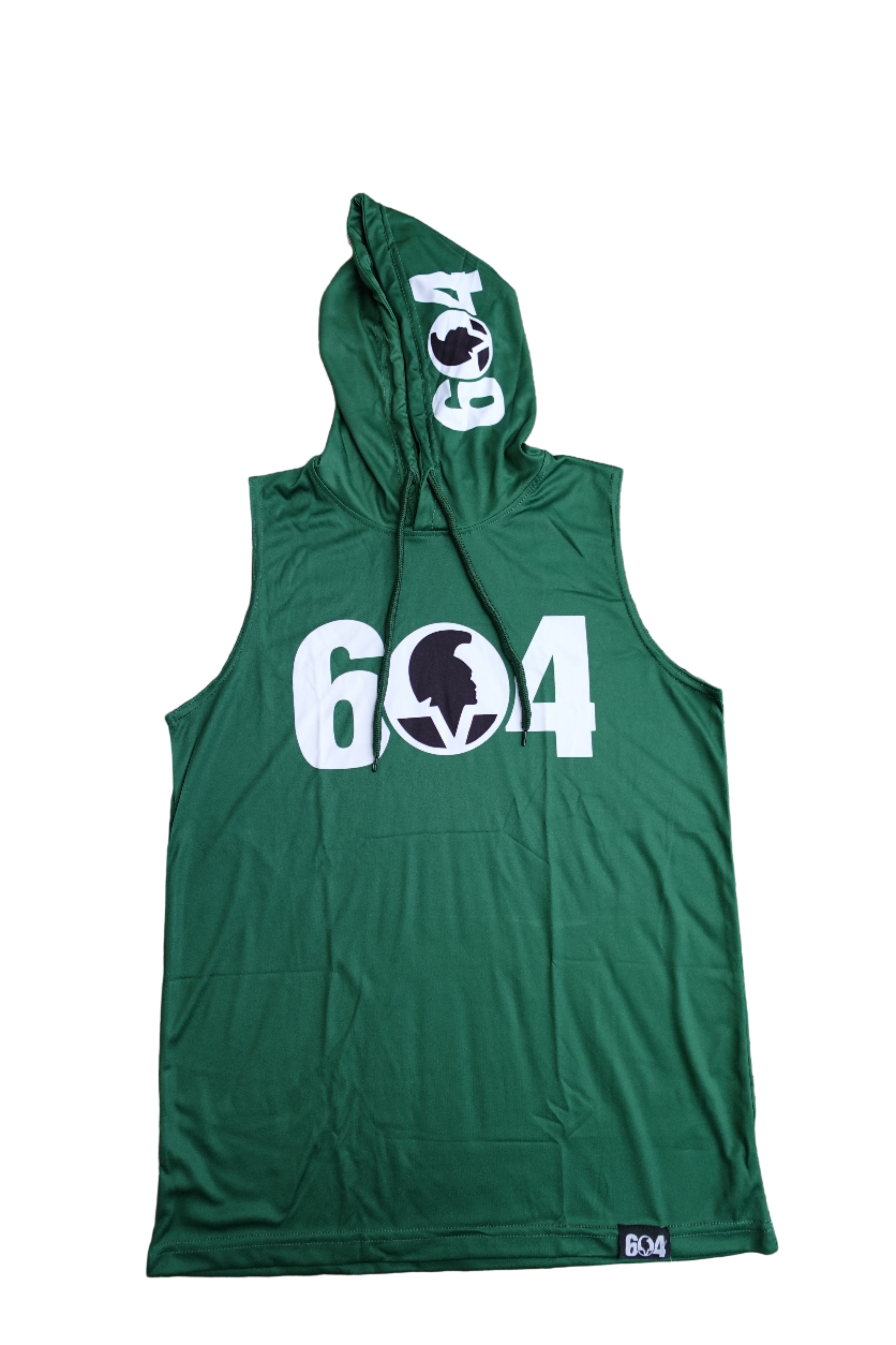 Sleeveless Jersey Hoodie