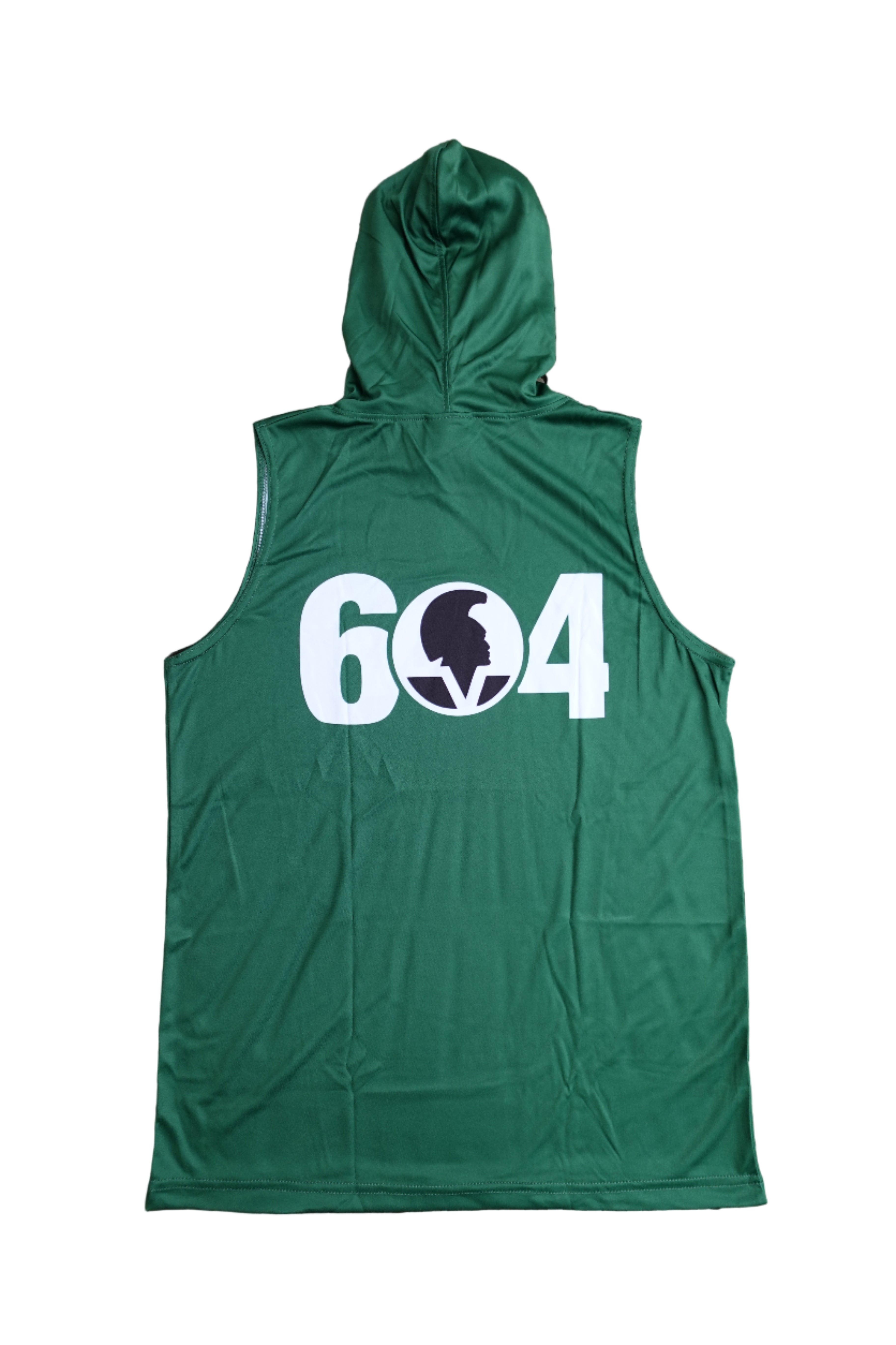 Sleeveless Jersey Hoodie