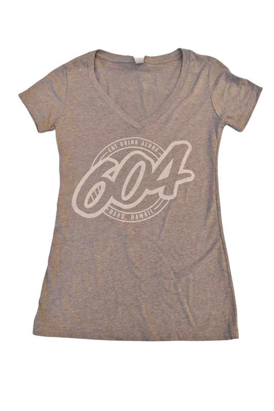 Grey/White 90210 Women's Tee