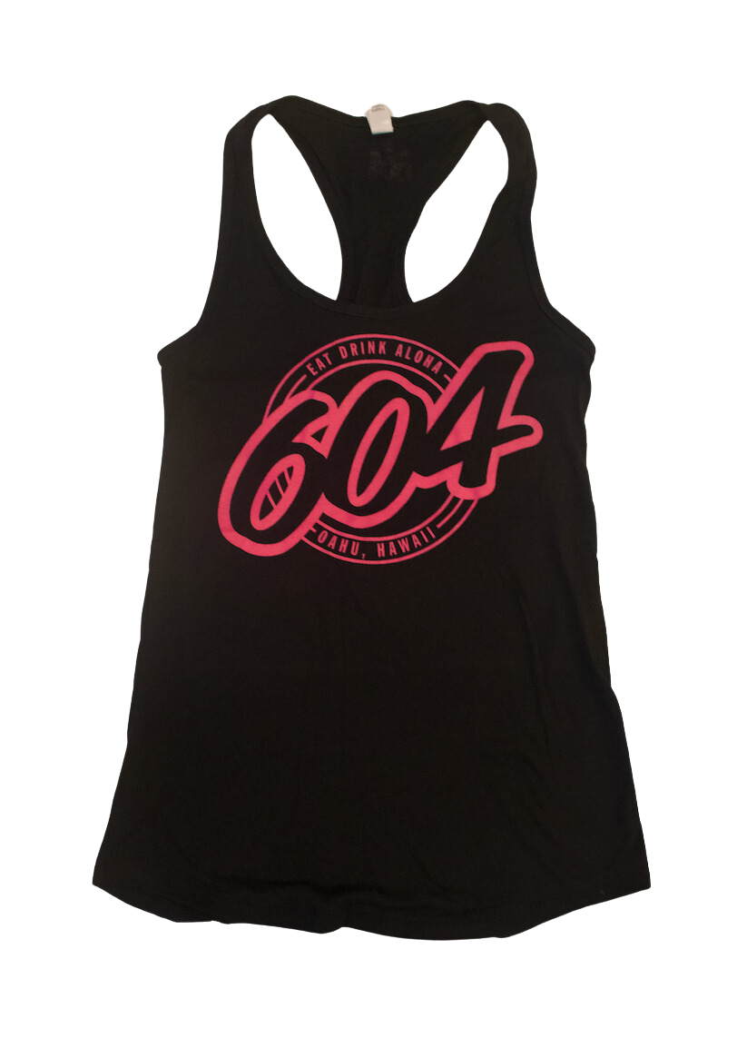 Black/Pink 90210 Tank