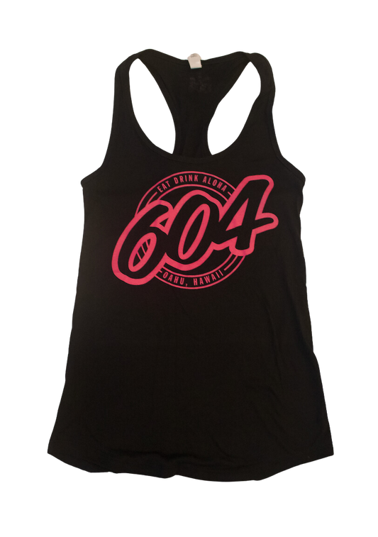 Black/Pink 90210 Tank