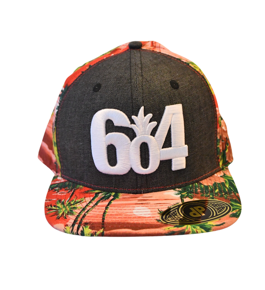 604 Red Hawaii Snapback