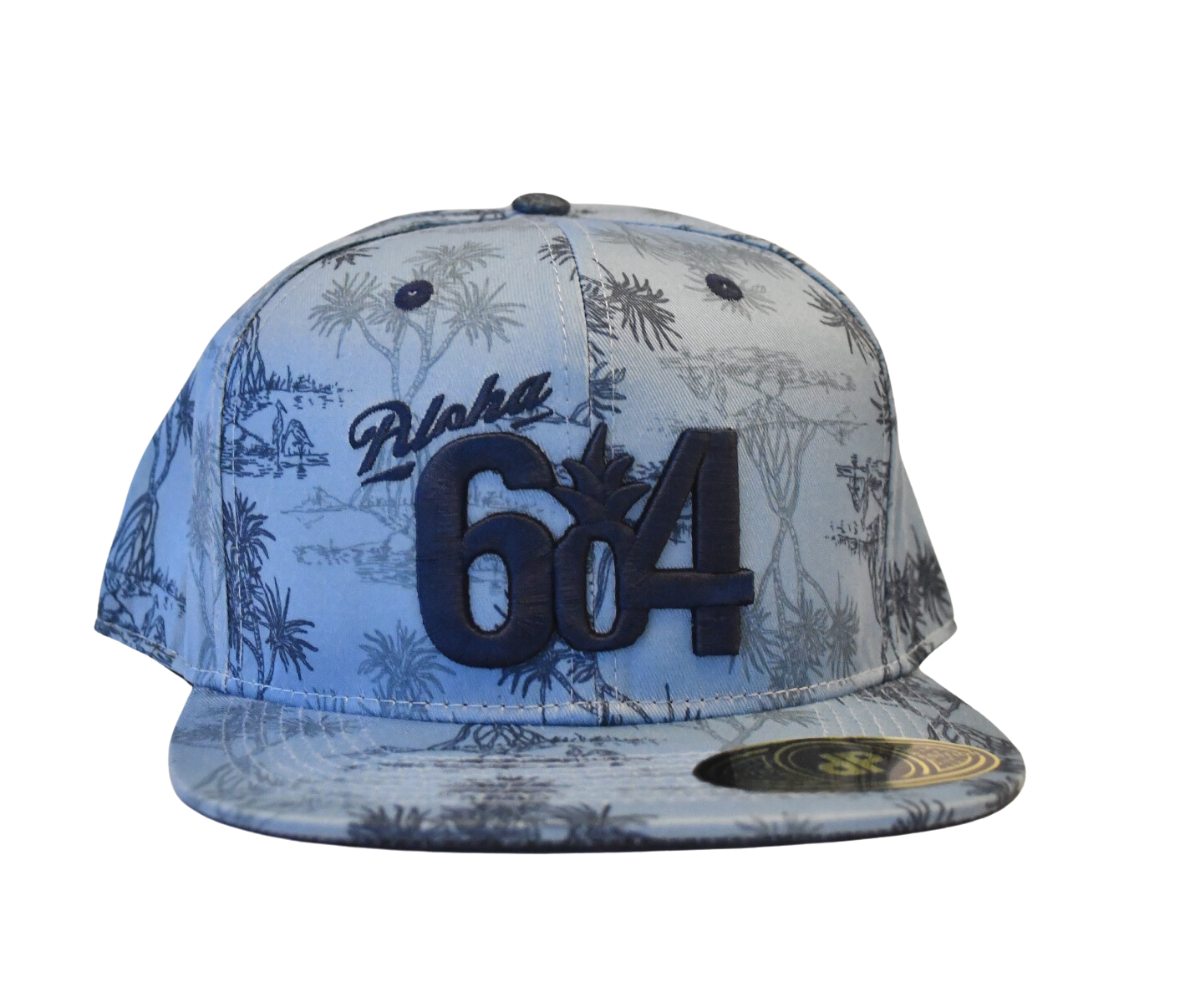 Blue Native Tree Flat Snapback