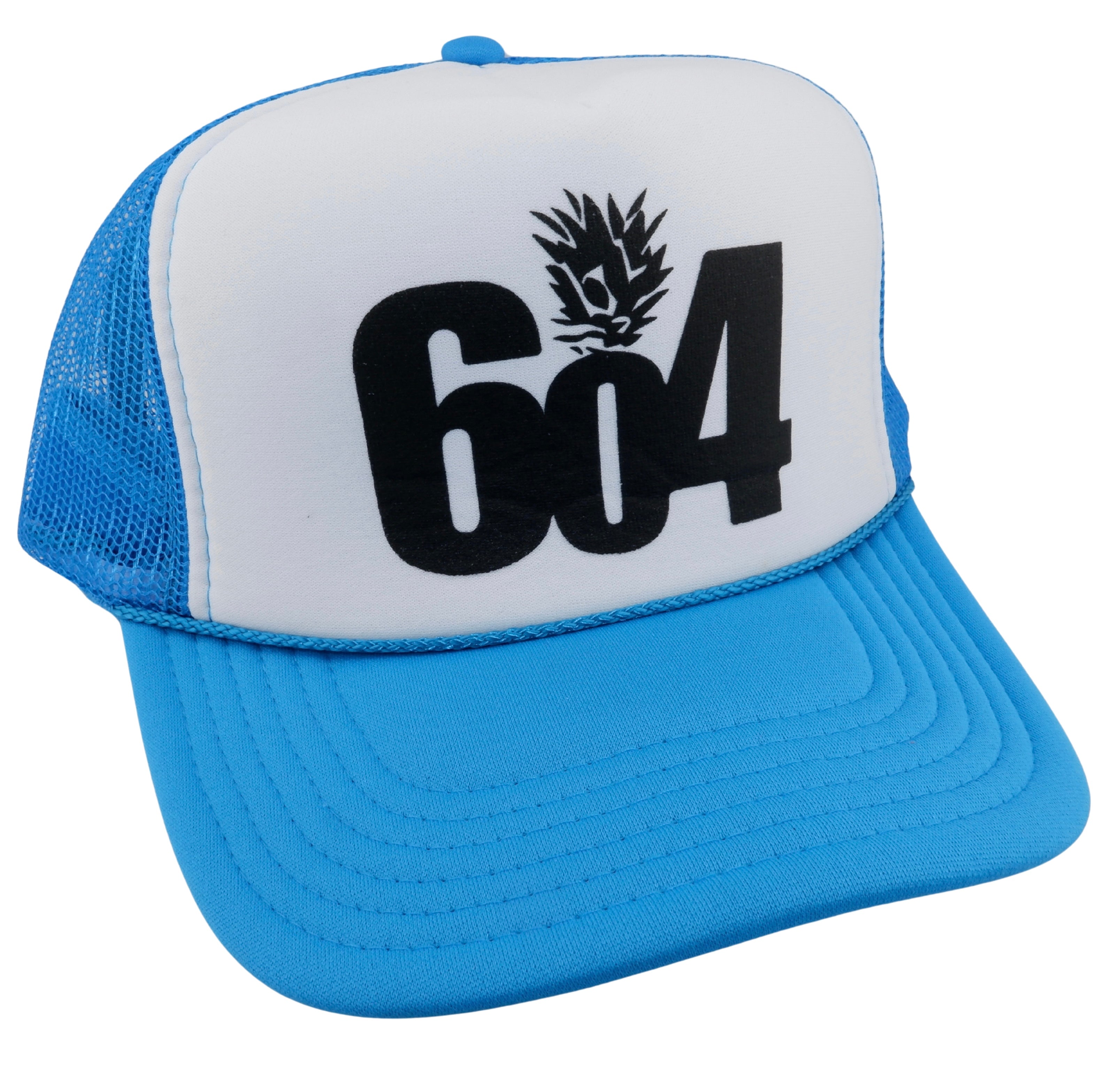 Bright Blue/White 604 Trucker Hat