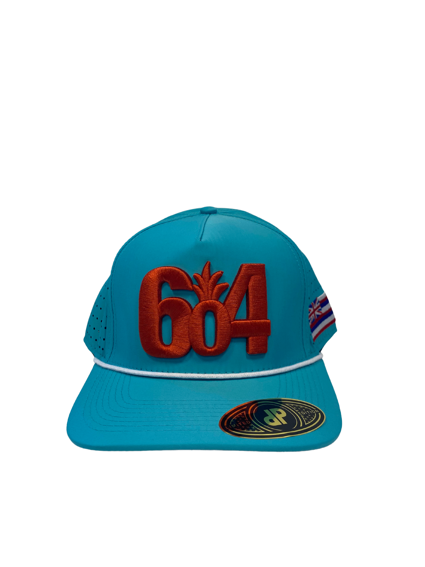 Football Hat - Teal/Orange