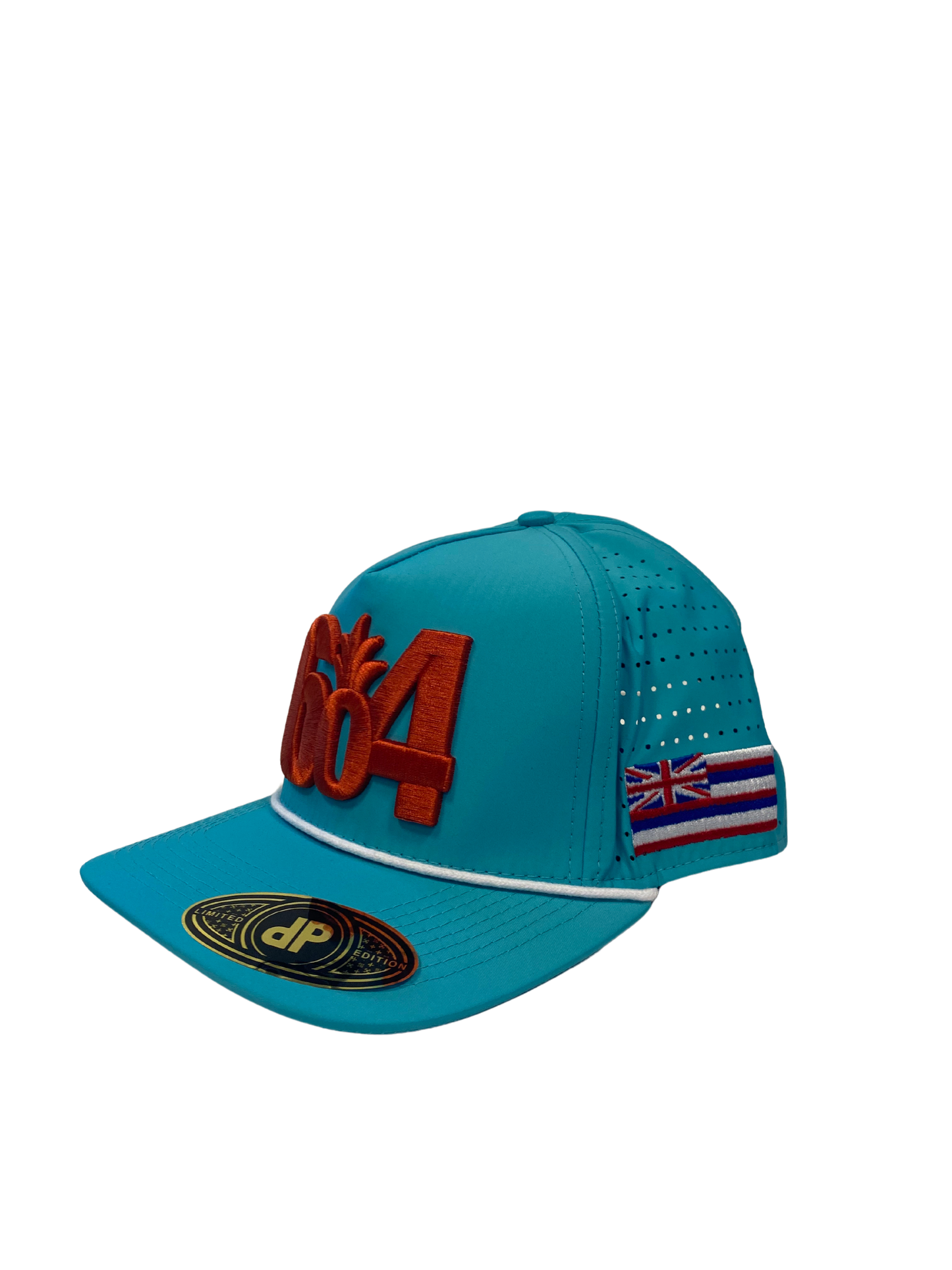 Football Hat - Teal/Orange