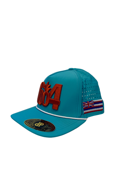 Football Hat - Teal/Orange